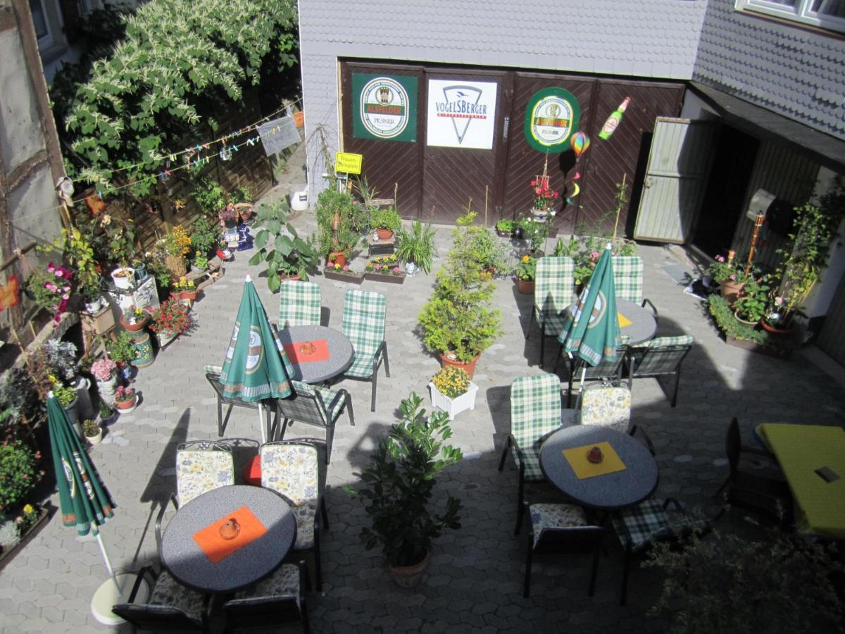 Restaurant / Pension Mainzer Tor Alsfeld Exterior foto